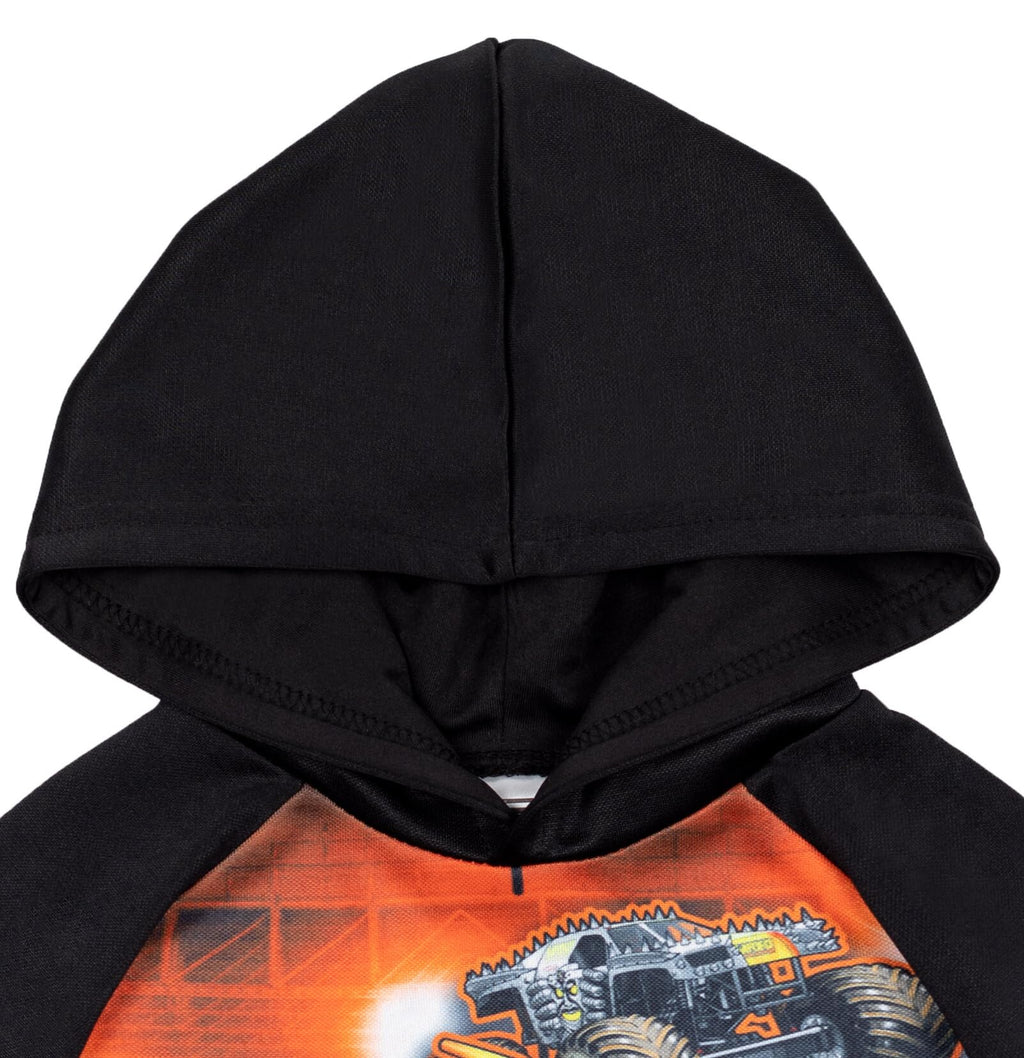 Monster Jam Boys' Fleece Pullover Hoodie Toddler to Big Kid