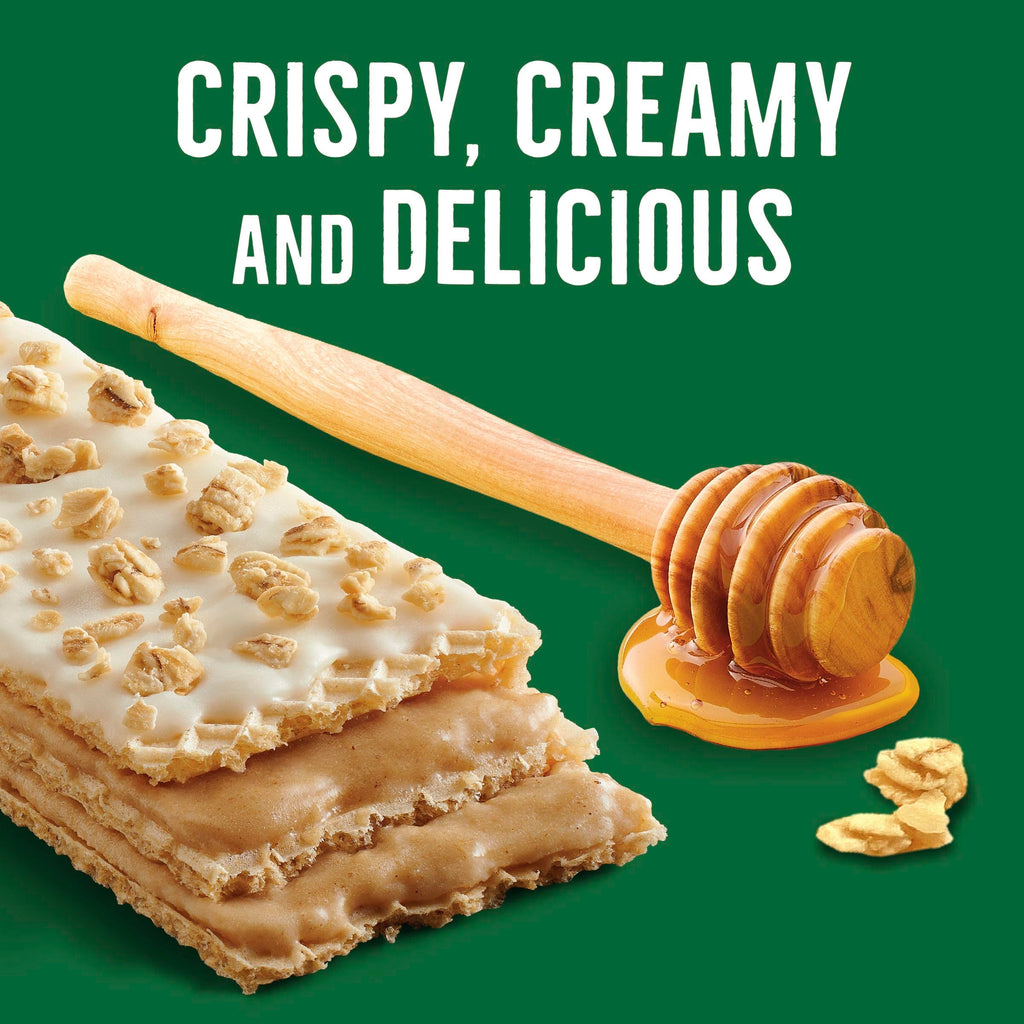 Nature Valley Crispy Creamy Wafer Bars, Blueberry, Whole Grain, 5 Bars, 6.5 oz
