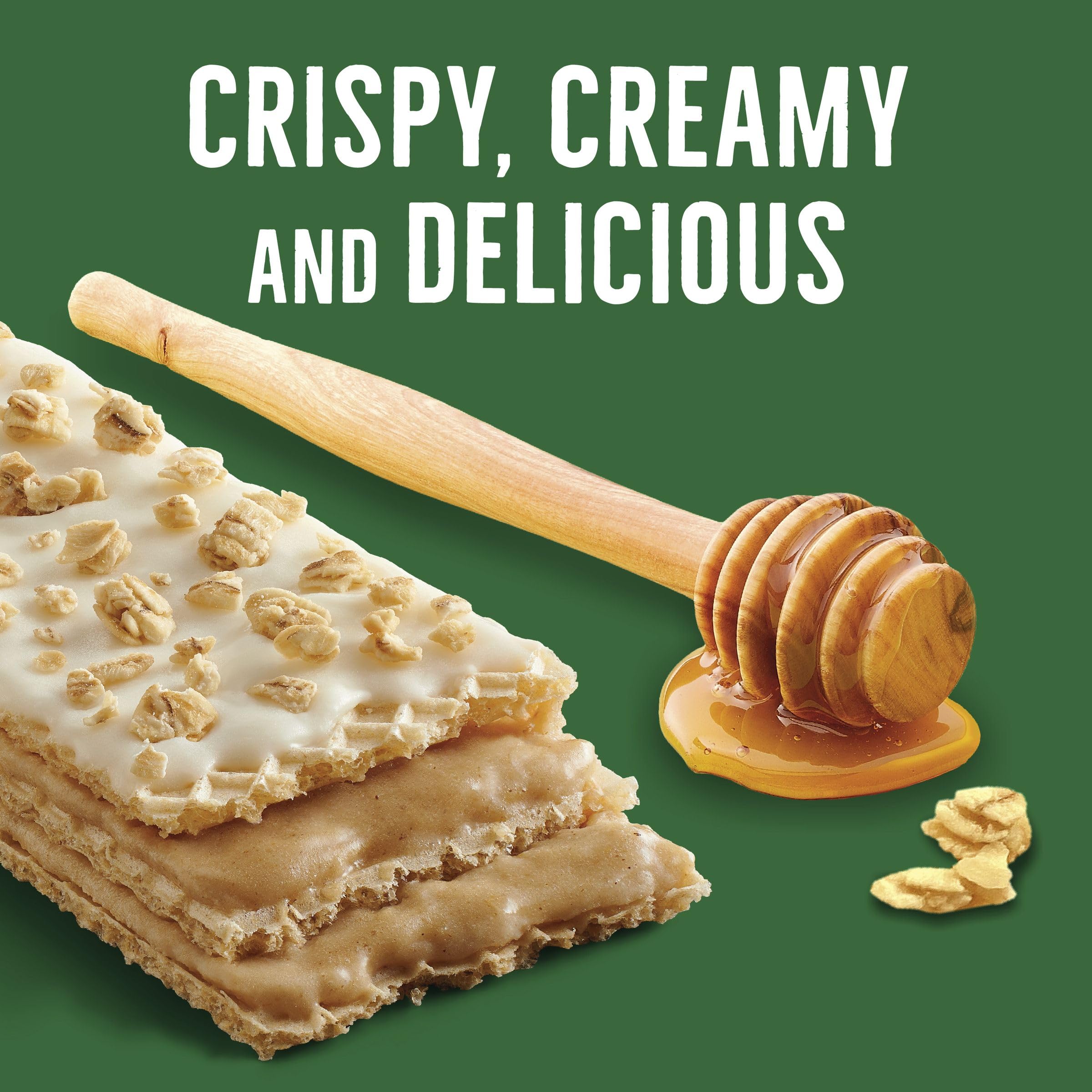 Nature Valley Crispy Creamy Wafer Bars, Blueberry, Whole Grain, 5 Bars, 6.5 oz