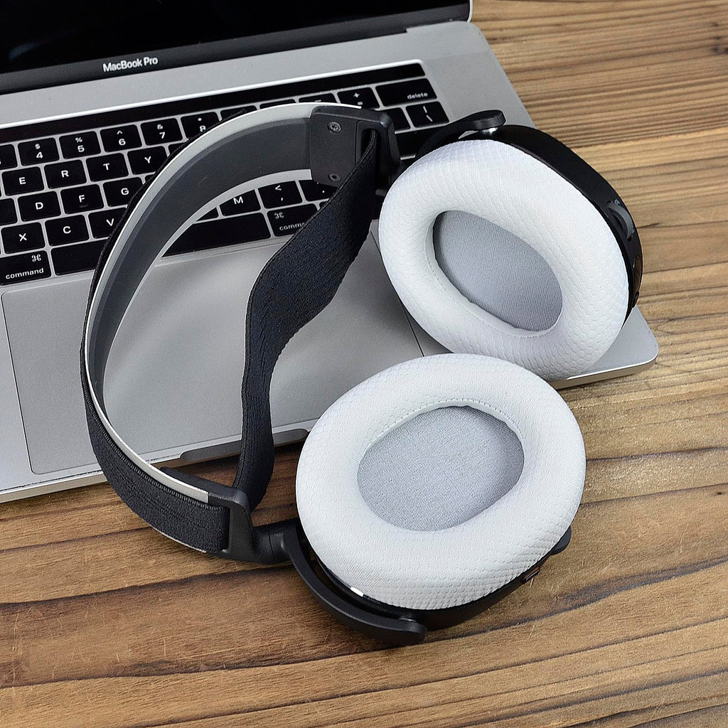 Arctis 3/5 / 7/9 Replacement Black Fabric Ear Pads Cushion Compatible with SteelSeries Arctis 3 / Arctis 5 / Arctis 7 Arctis 9 / Arctis 1 / Arctis pro Lossless Wireless Gaming Headset Headphone