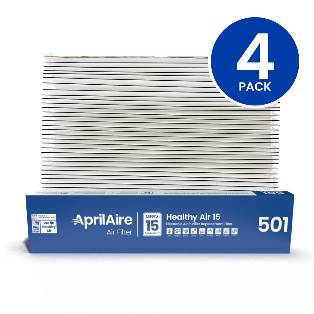 AprilAire 501 Replacement Filter for AprilAire 5000 Whole-House Air Purifier - MERV 15 Equivalent, 16x25x6 Air Filter (Pack of 1)