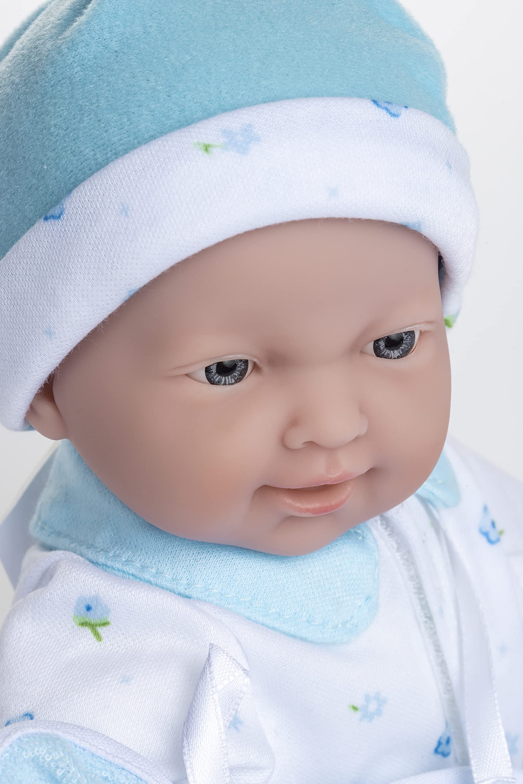 JC Toys La Baby Caucasian Baby Doll Set – 11 Inch Soft Body Doll with Accessories Including a Removable Blue Outfit – Small Baby Doll Toy for Children 12 Months and Older