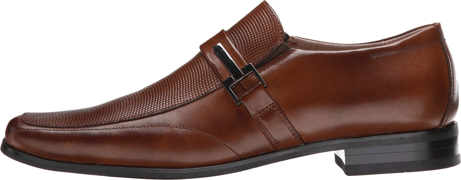 STACY ADAMS Men's Beau Moc Toe Bit Slip-On Loafer