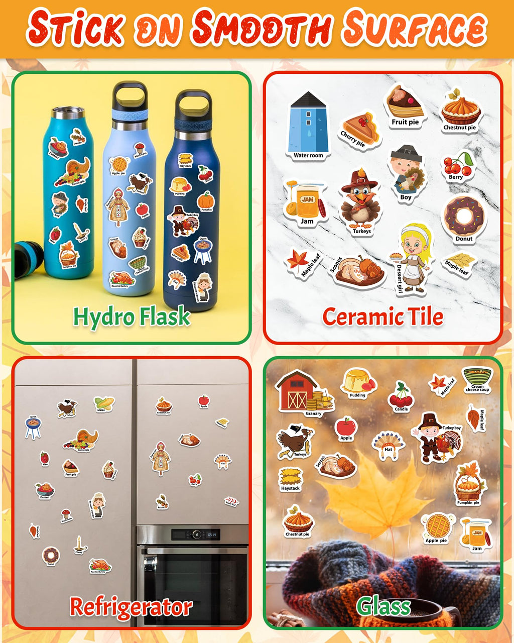 Benresive Reusable Sticker Book for Toddlers, Stickers for Kids, Travel Toys for Arts & Crafts Activities, Birthday Gift for Boys & Girls, Animals Dinosaurs Insects Themes