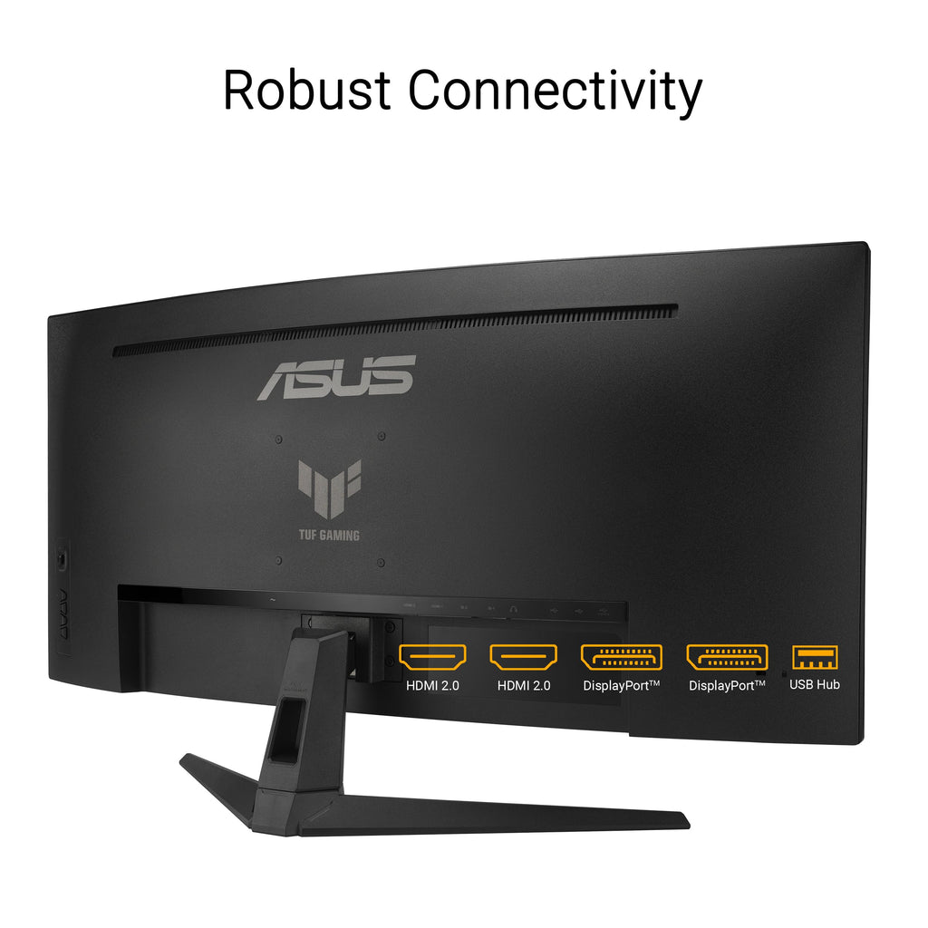 ASUS TUF Gaming 24” (23.8” viewable) 1080P Monitor (VG249QE5A) - FHD, 144Hz Overclock to 146Hz, IPS, Extreme Low Motion Blur Sync, 1ms, Speakers, Variable Overdrive, DisplayWidget Center, 3yr Warranty