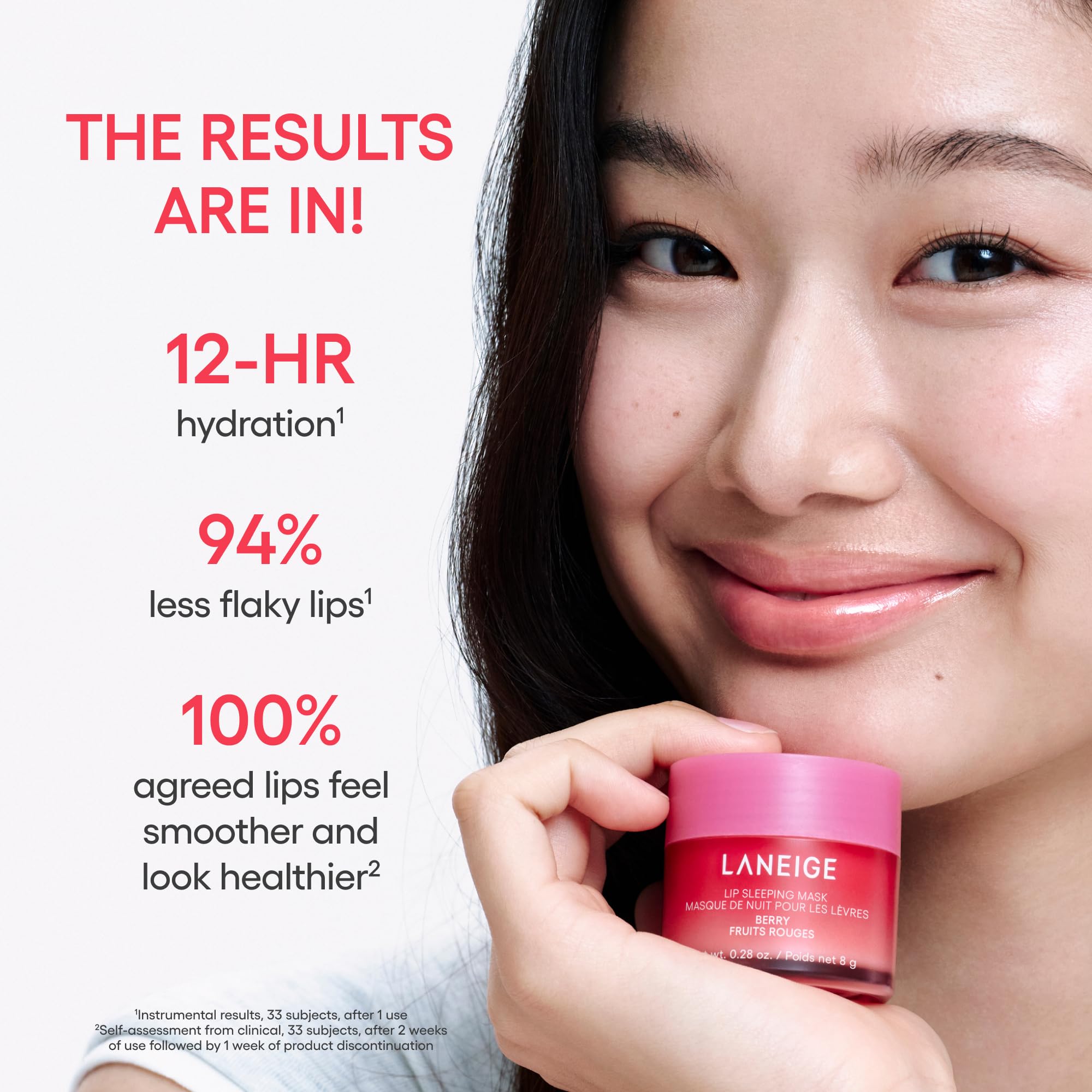 LANEIGE Lip Sleeping Mask: Nourish, Hydrate, Vitamin C, Murumuru & Shea Butter, Antioxidants, Flaky, Dry Lips