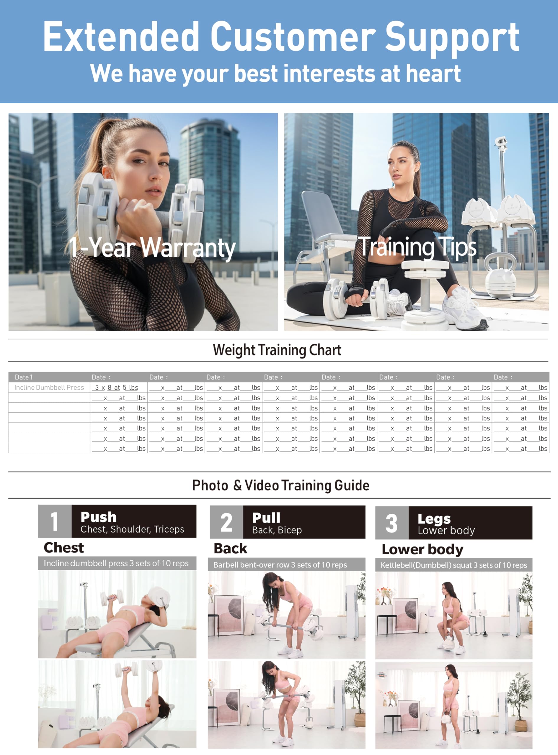 BYZOOM FITNESS Pure Series Adjustable Dumbbell - 12.5/25/27.5/50/55/75lb - ONE UNIT OR PAIR(check QTY before purchase) - 5-in-1/ 10-in-1 / 15-in-1 / 21-in-1 Flexible Hand Weights for Home Apartment Garage Gym, Strength Training & Fitness Workouts, White O