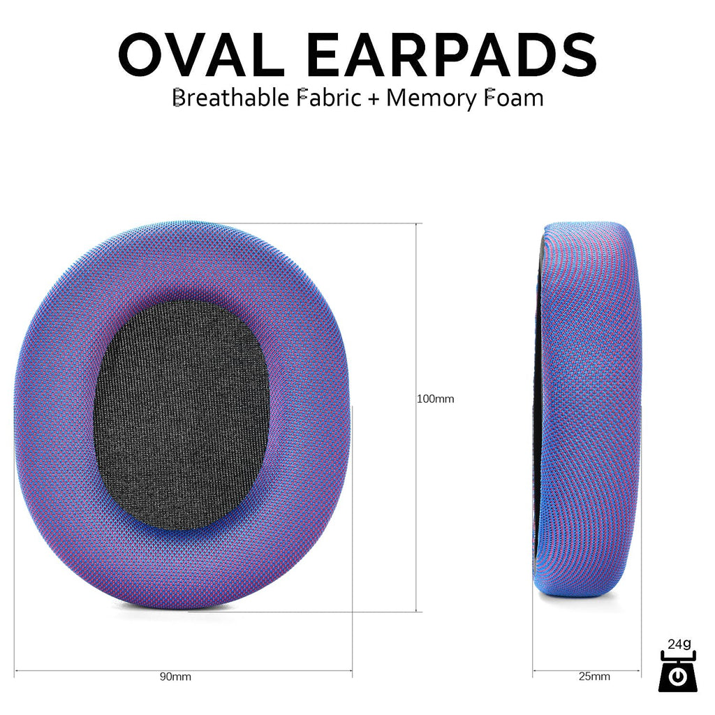 Arctis 3/5 / 7/9 Replacement Black Fabric Ear Pads Cushion Compatible with SteelSeries Arctis 3 / Arctis 5 / Arctis 7 Arctis 9 / Arctis 1 / Arctis pro Lossless Wireless Gaming Headset Headphone