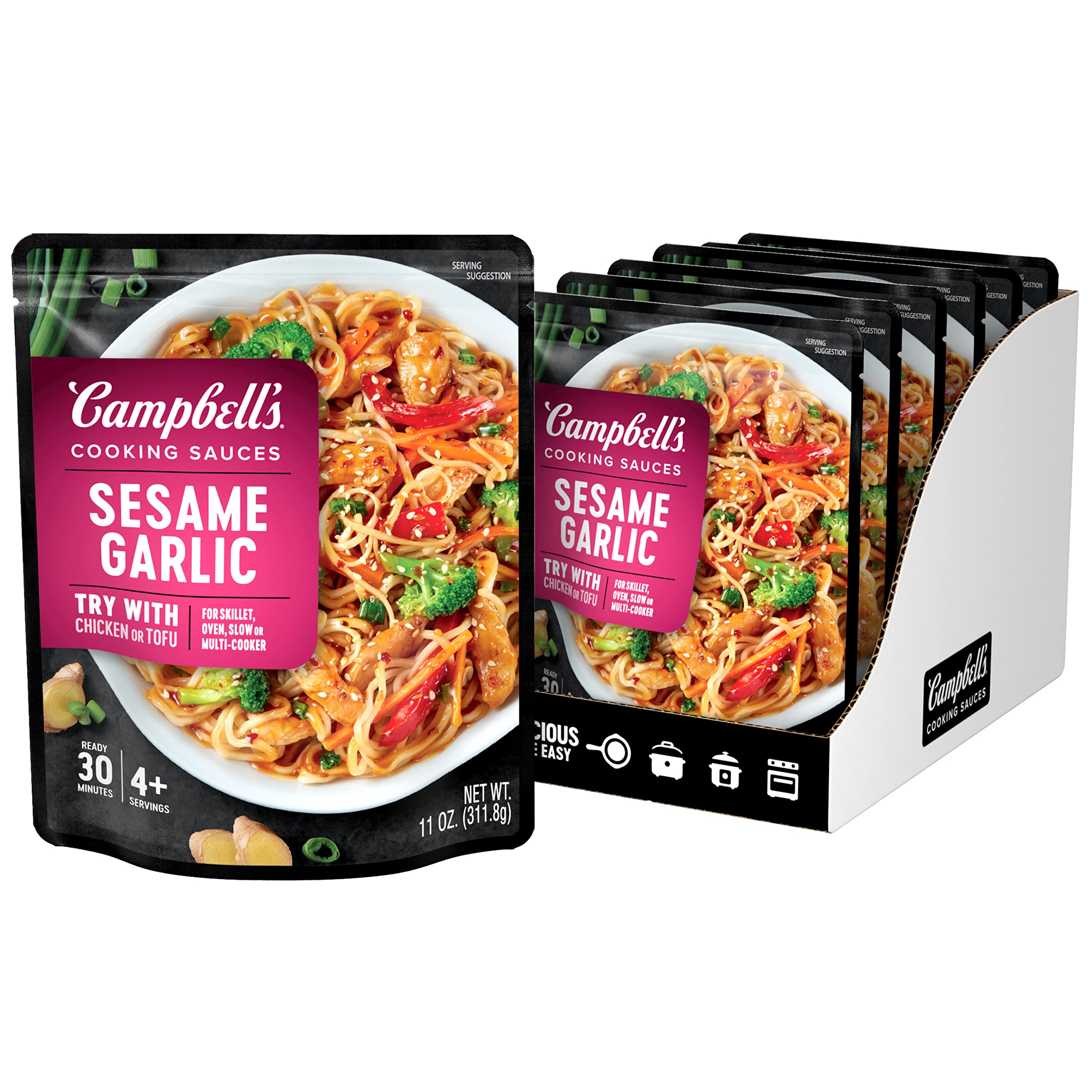 Campbell's Cooking Sauces, Hearty Beef Stew, 12 Oz Pouch