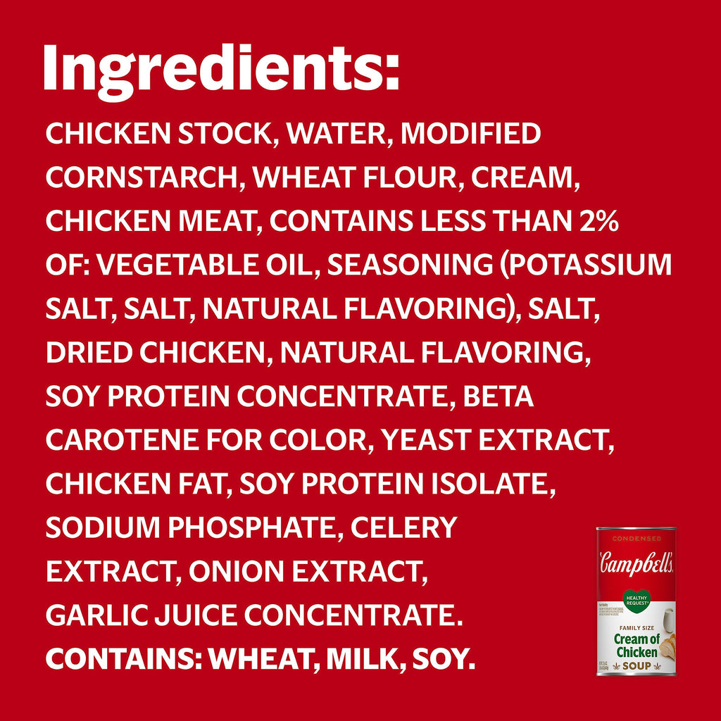 Campbell's Condensed Chicken Gumbo Soup, 10.5 Ounce Can