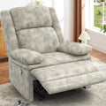 Recliner Chairs for Adults, FSC Certified Massage Reclining Chair with Heated Modern, Ergonomic Lounge Single Reclining Sofa Seat with Cup Holder & Pocket, Living Room Lounge Recliners Black