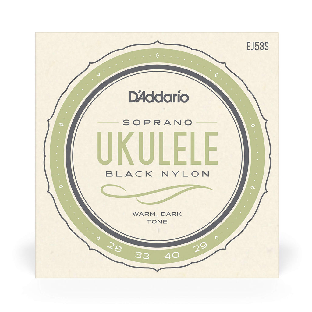 D'Addario Baritone Ukulele Strings, Fluorocarbon, EJ99B, 4-String Set, Pack of 1