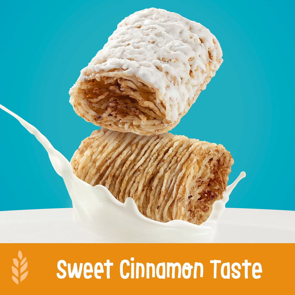 Kellogg's Frosted Mini-Wheats Cold Breakfast Cereal, High-Fiber, Whole Grain, Family Size, Original, 24oz Box (1 Box)