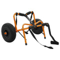 Kayak Cart - 140lb Capacity Canoe Dolly with Airless Tires, Aluminum Frame, and Straps for Small Watercraft - Kayak Accessories by RAD Sportz (Green)