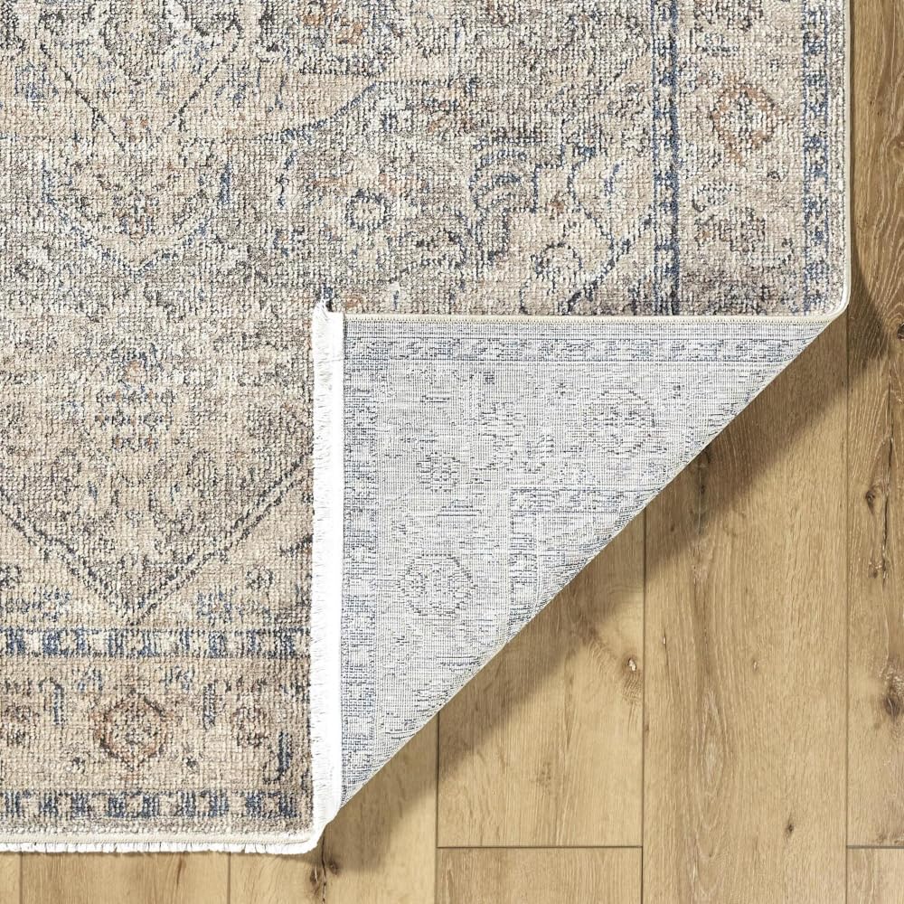 Livabliss x Galey Alix Maria Elena III Vintage Medallion Area Rug, 5'3" x 7' (5' x 7'), Brown