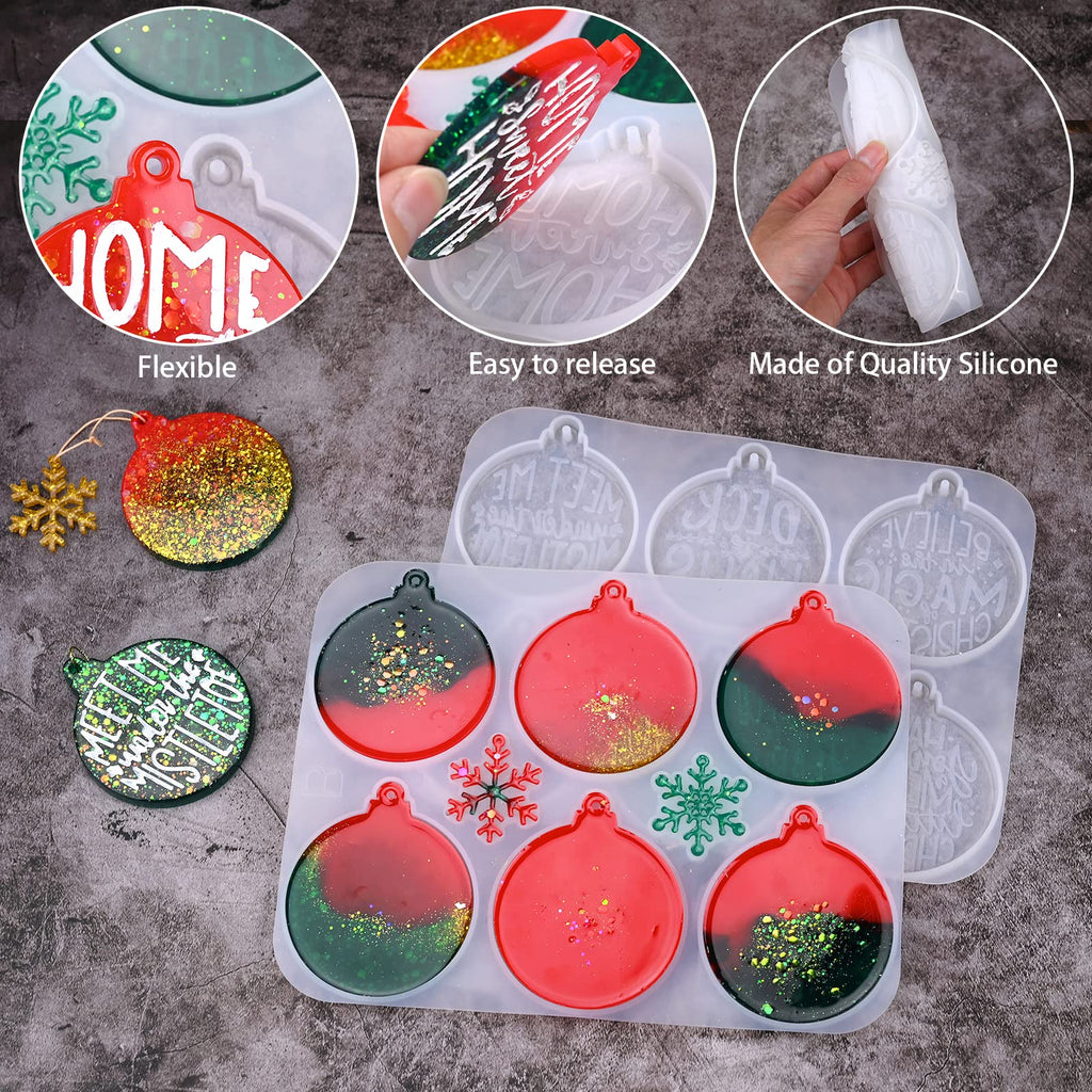 Sakolla 2 Pack Insect Silicone Soap Molds, 6-Cavity Dragonfly Butterfly Ladybug Shape Silicone Molds for Soap Making, DIY Baking Mold for Lotion Bars, Chocolate, Candy, Muffin, Biscuit, Cookie Pans