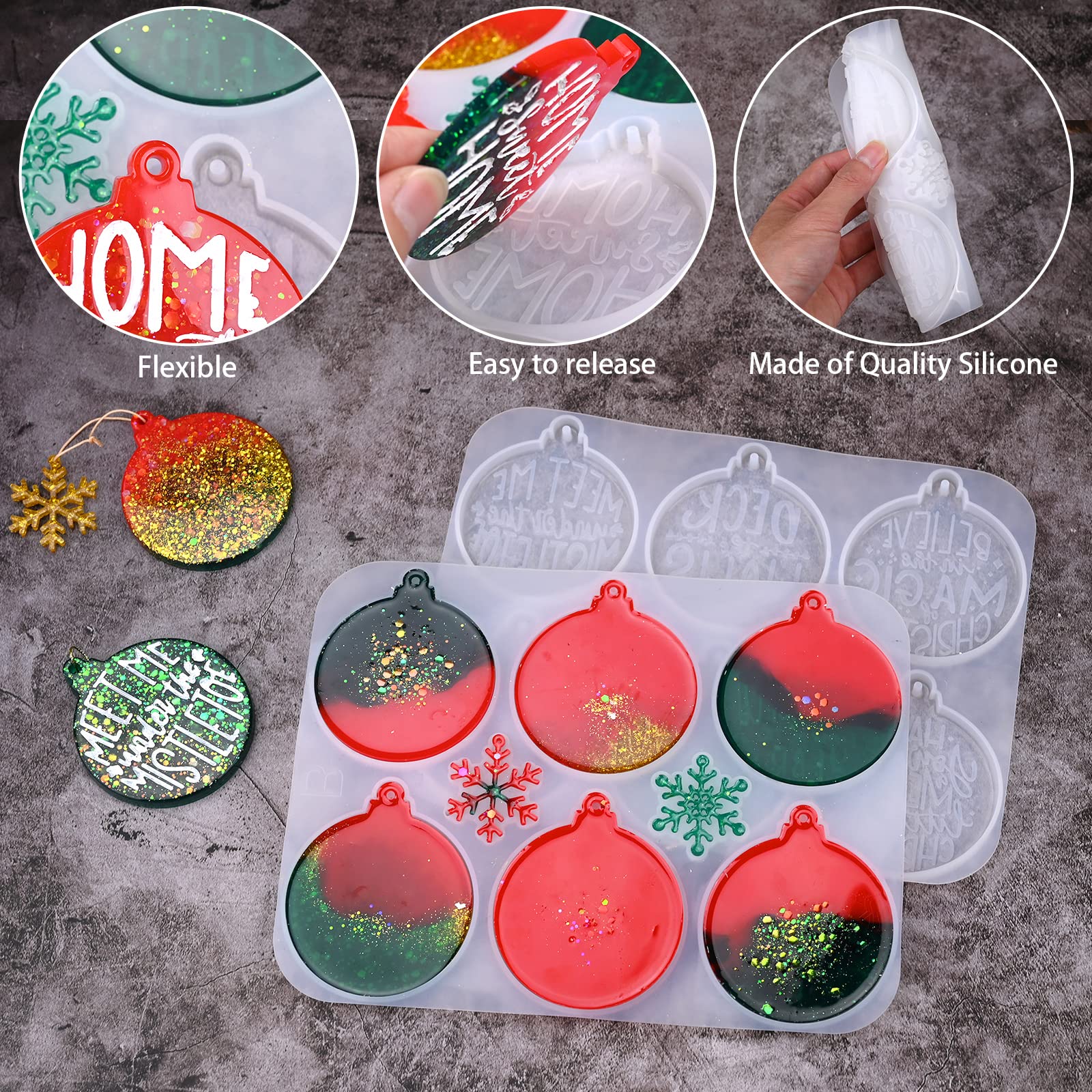 Sakolla 2 Pack Insect Silicone Soap Molds, 6-Cavity Dragonfly Butterfly Ladybug Shape Silicone Molds for Soap Making, DIY Baking Mold for Lotion Bars, Chocolate, Candy, Muffin, Biscuit, Cookie Pans