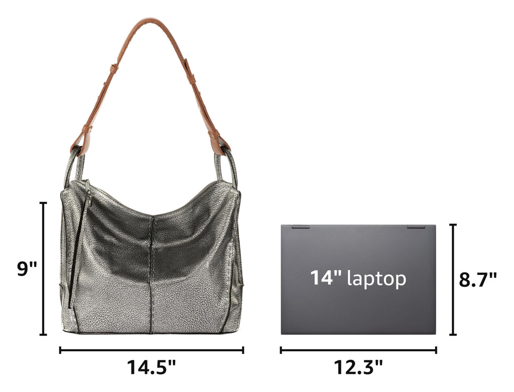 The Sak Los Feliz Hobo Purse - Premium Large Leather Women's Handbag for Everyday & Travel - Durable Purse With Zipper Pocket