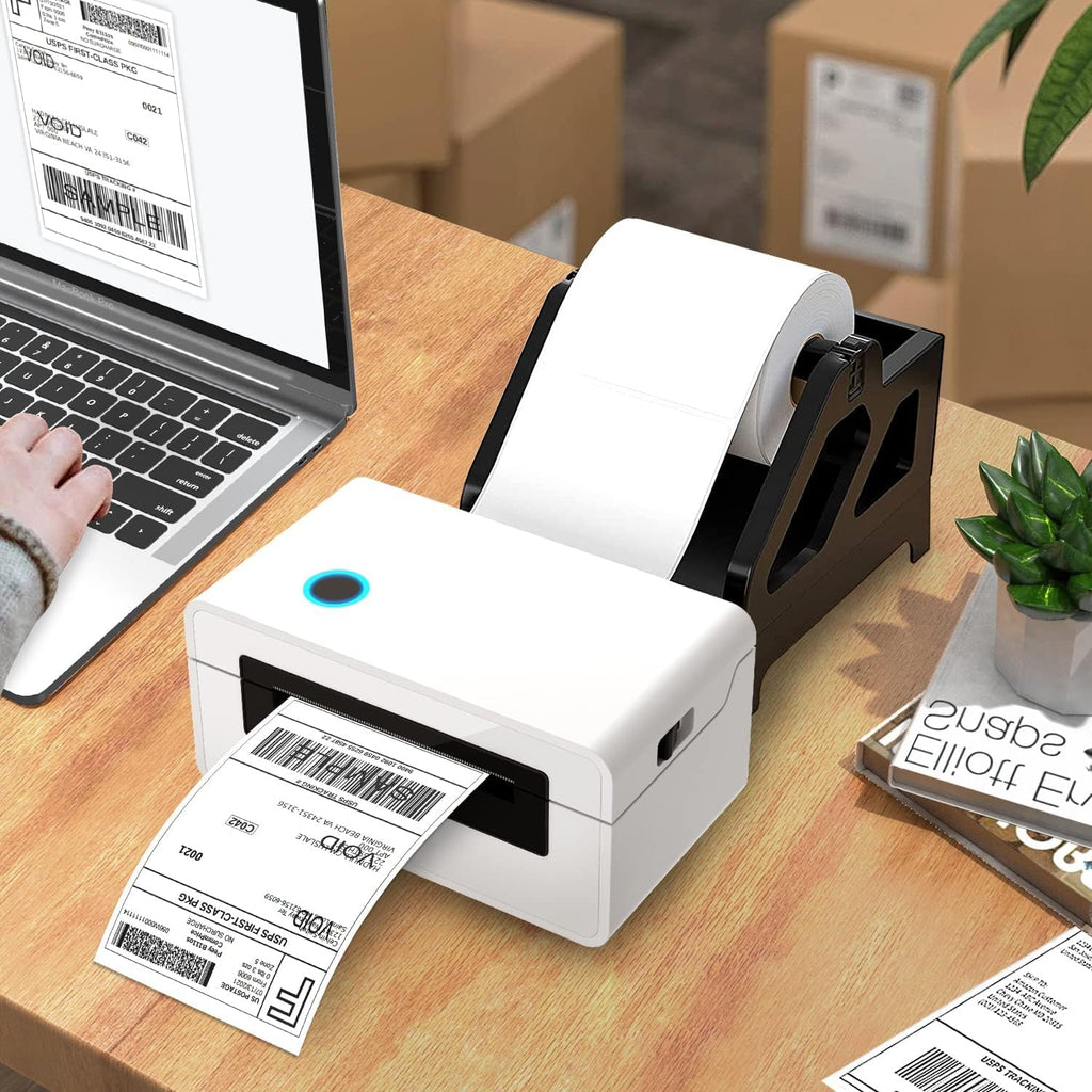 FungLam 2 Rolls 4x6 Direct Thermal Shipping Labels, 250 Labels/Roll, 1'' Core, Compatible Zebra 2844 ZP-450 ZP-500 ZP-505