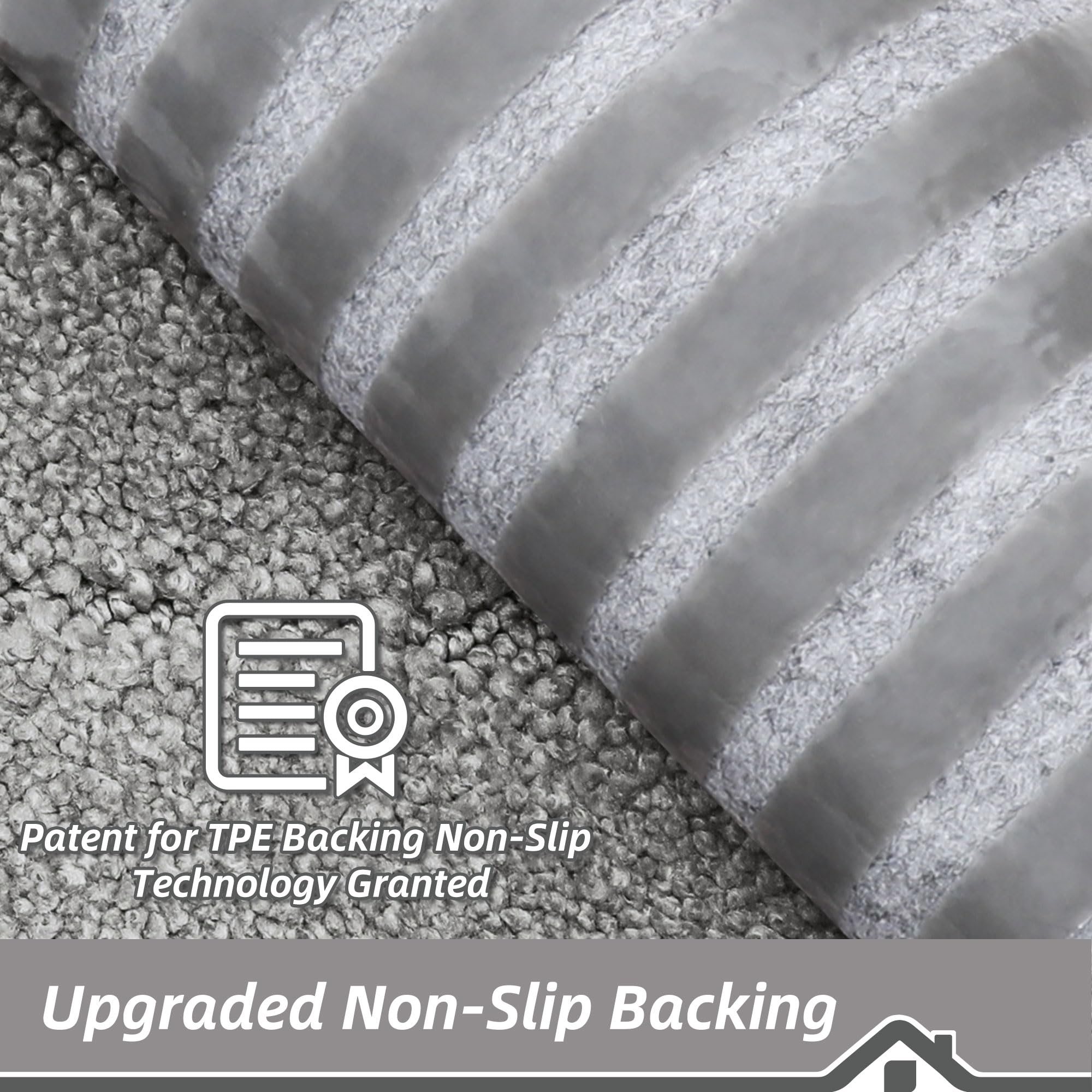 BEQHAUSE Stair Treads for Wooden Steps 28inX9in, Non Slip Carpet Stair Treads Indoor Stair Runners Machine Washable, Soft Stair Rugs Mat Surface Polyester TPE Backing, 4pcs, Beige