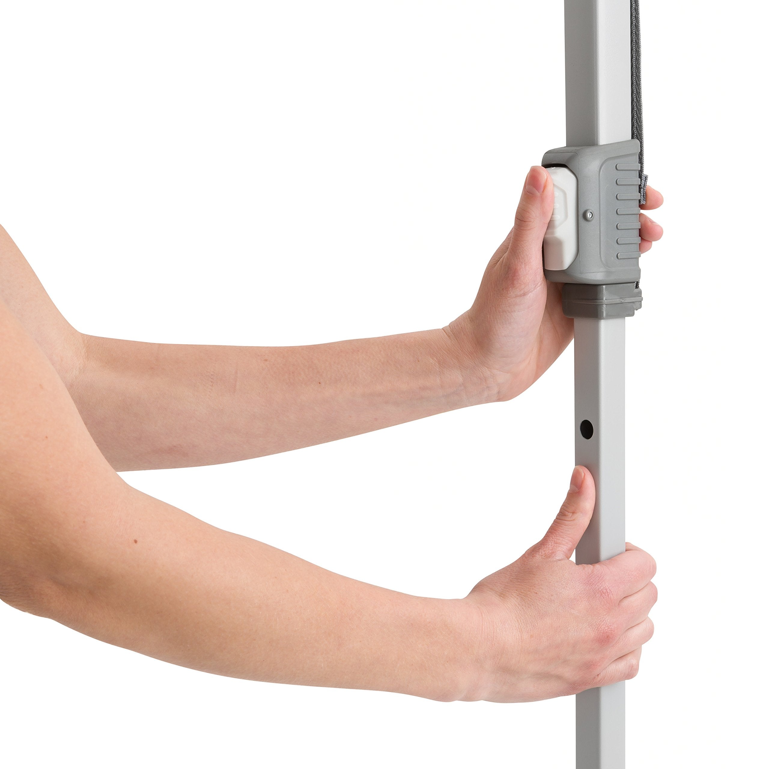 Core Instant Straight Leg Canopy Tent with Adjustable Sun Wall, 6 ft x 4 ft , Gray