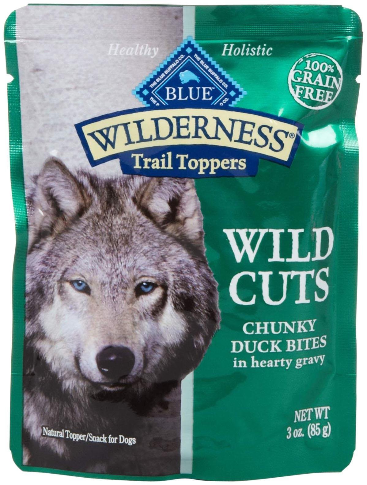 Blue Buffalo Wilderness Wild Cuts Trail Toppers Chunky Bites In Hearty Gravy - Beef - 3 Oz