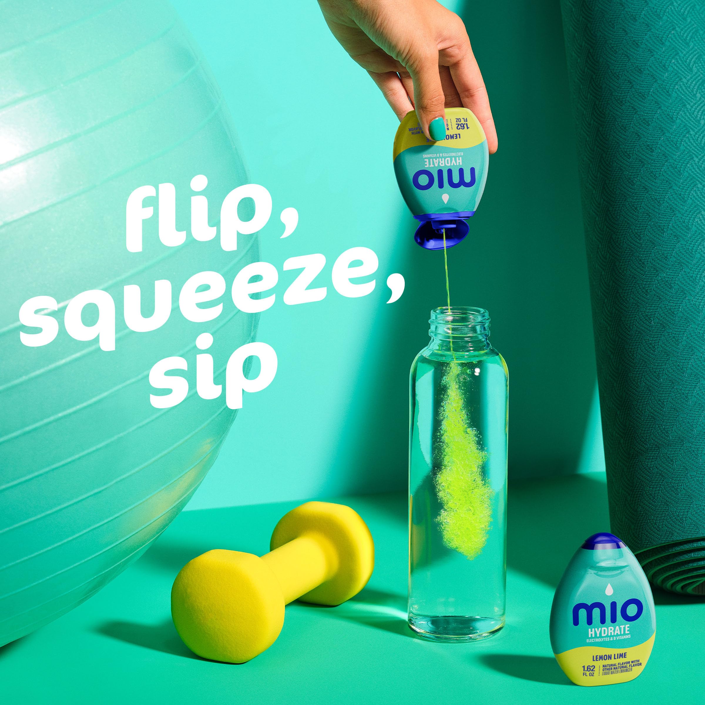 Mio Liquid Water Enhancer 1.62, 2 of Each: Lemon Lime, Berry Blast, Arctic Grape, Orange Tangerine, (8 ct.) | 2 of Each
