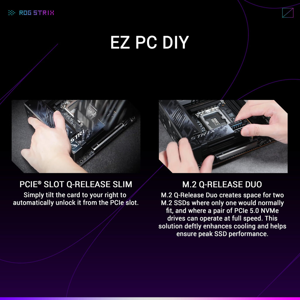 ASUS ROG Strix Z790-E Gaming WiFi 6E LGA 1700(Intel 14th,13th&12th Gen) ATX gaming motherboard(PCIe 5.0, DDR5,18+1 power stages,2.5 Gb LAN,Thunderbolt 4,5xM.2, 1xPCIe 5.0 M.2,Front panel USB 3.2 port)