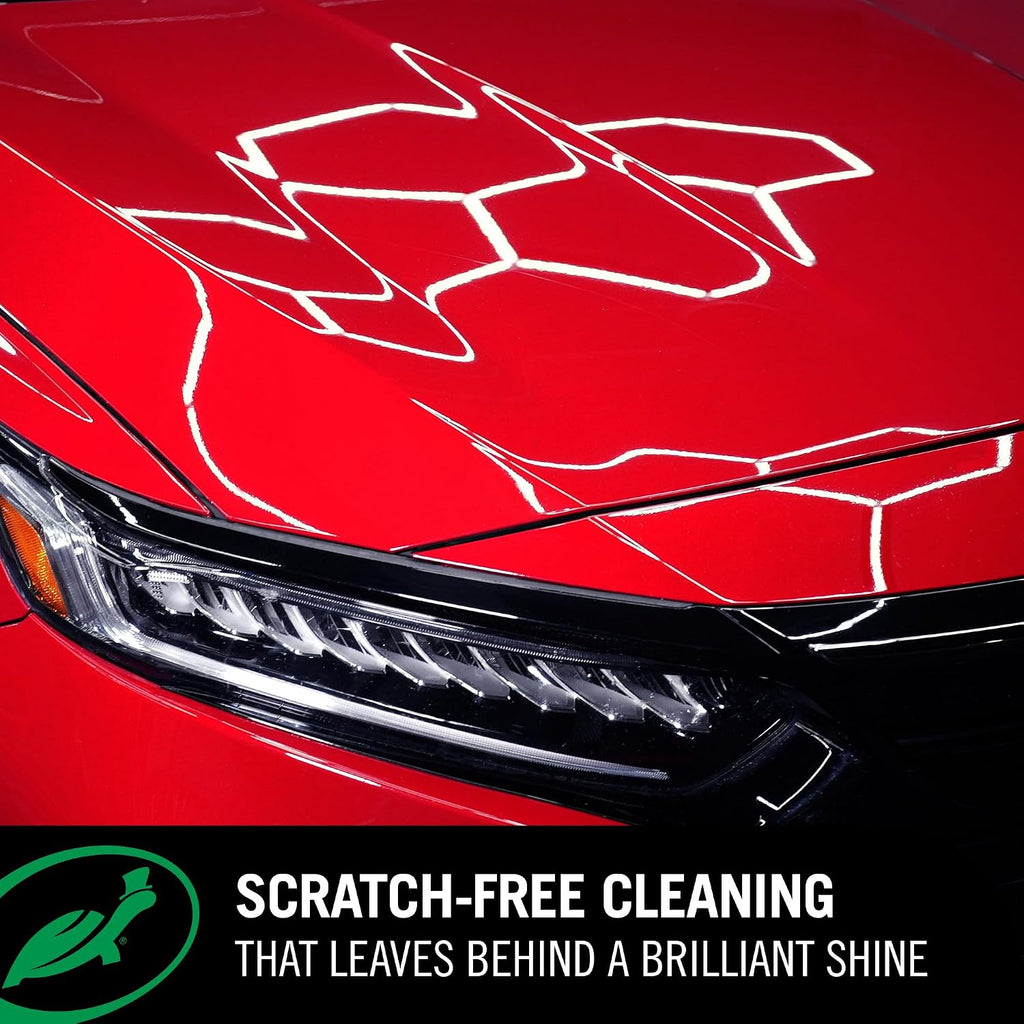 Turtle Wax Hybrid Solutions Ceramic Car Wash and Wax, Gentle pH Neutral Car Cleaner with Extreme Water Beading Paint Protection, High Gloss Spot-Free, Car Wax Shine, Fruity Scent, 48 oz (Pack of 1)