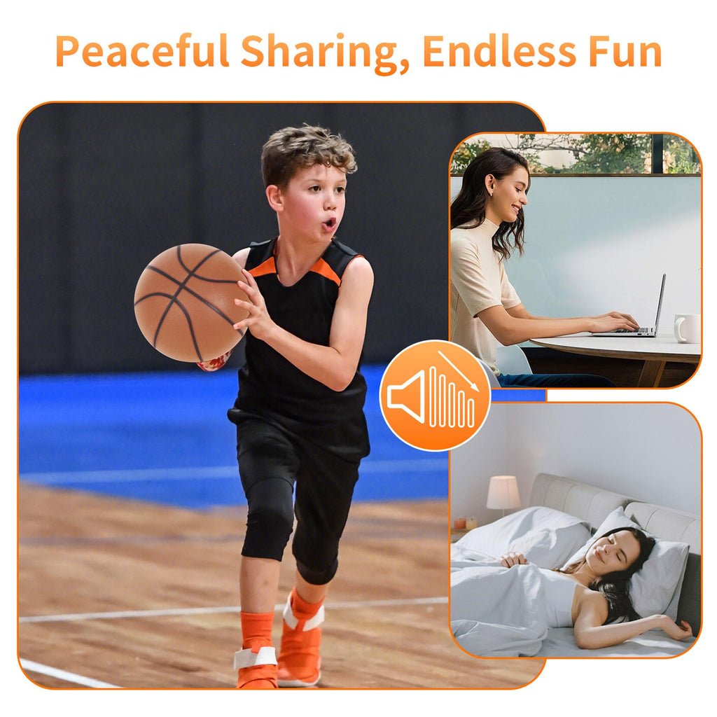 Silent Basketball, 2026 New Silent Basketball, Silent Basketballs Dribbling Indoor, No Noise Basketballs for Various Indoor Activities
