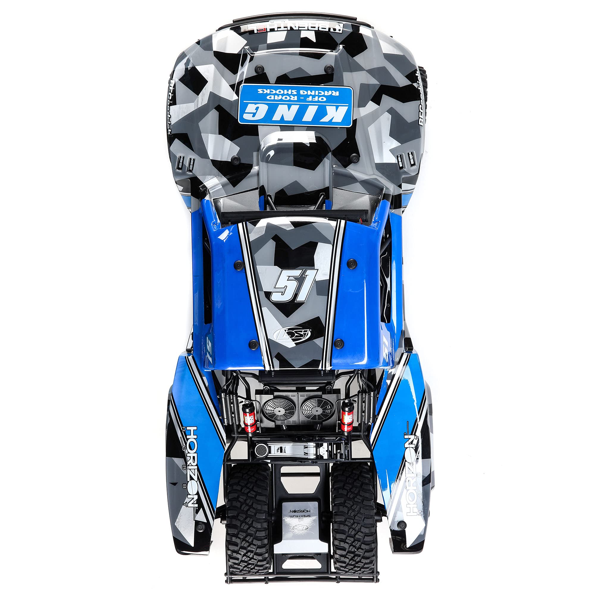 Losi RC Truck 1/6 Super Baja Rey 2.0 4 Wheel Drive Brushless Desert Truck RTR Battery and Charger Not Included Brenthel LOS05021T1
