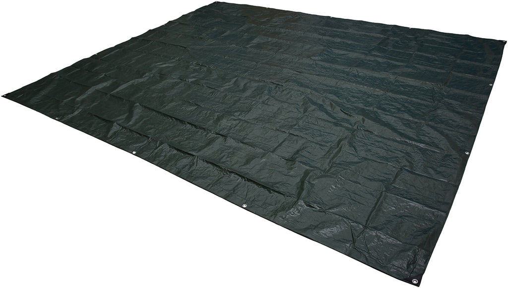 Amazon Basics Waterproof Multipurpose Camping Tarp with Reinforced Corners and Edges, Protective Cover, 9.5 x 11.3 Feet, Dark Green