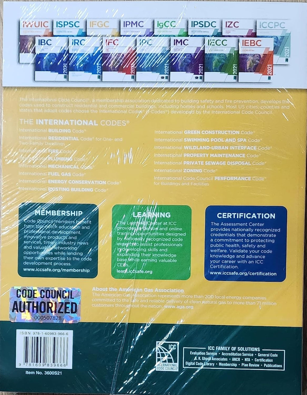 2021 International Fuel Gas Code (International Code Council Series)