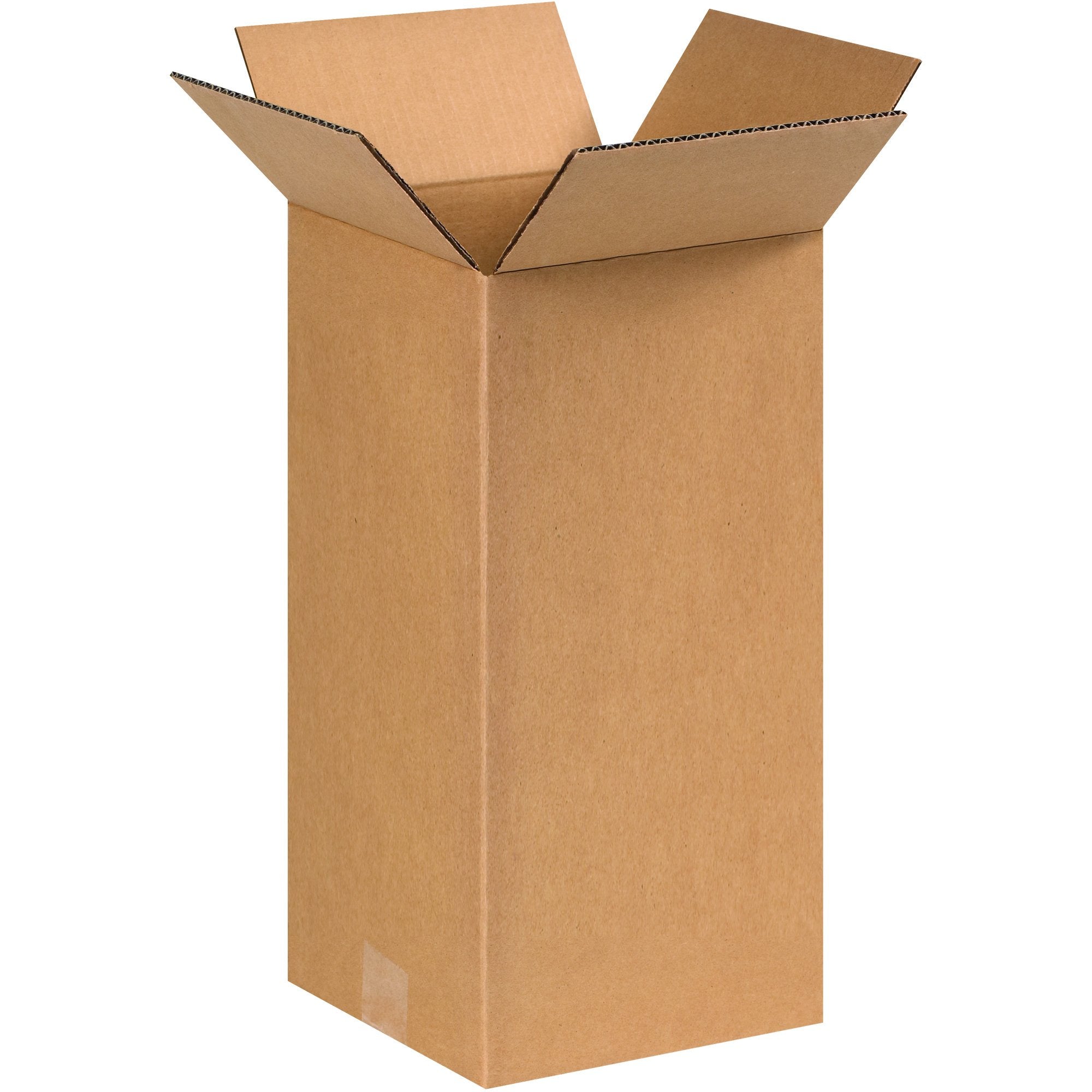 BOX USA 4x4x40 Tall Corrugated Boxes, Tall, 4L x 4W x 40H, Pack of 25 | Shipping, Packaging, Moving, Storage Box for Home or Business, Strong Wholesale Bulk Boxes