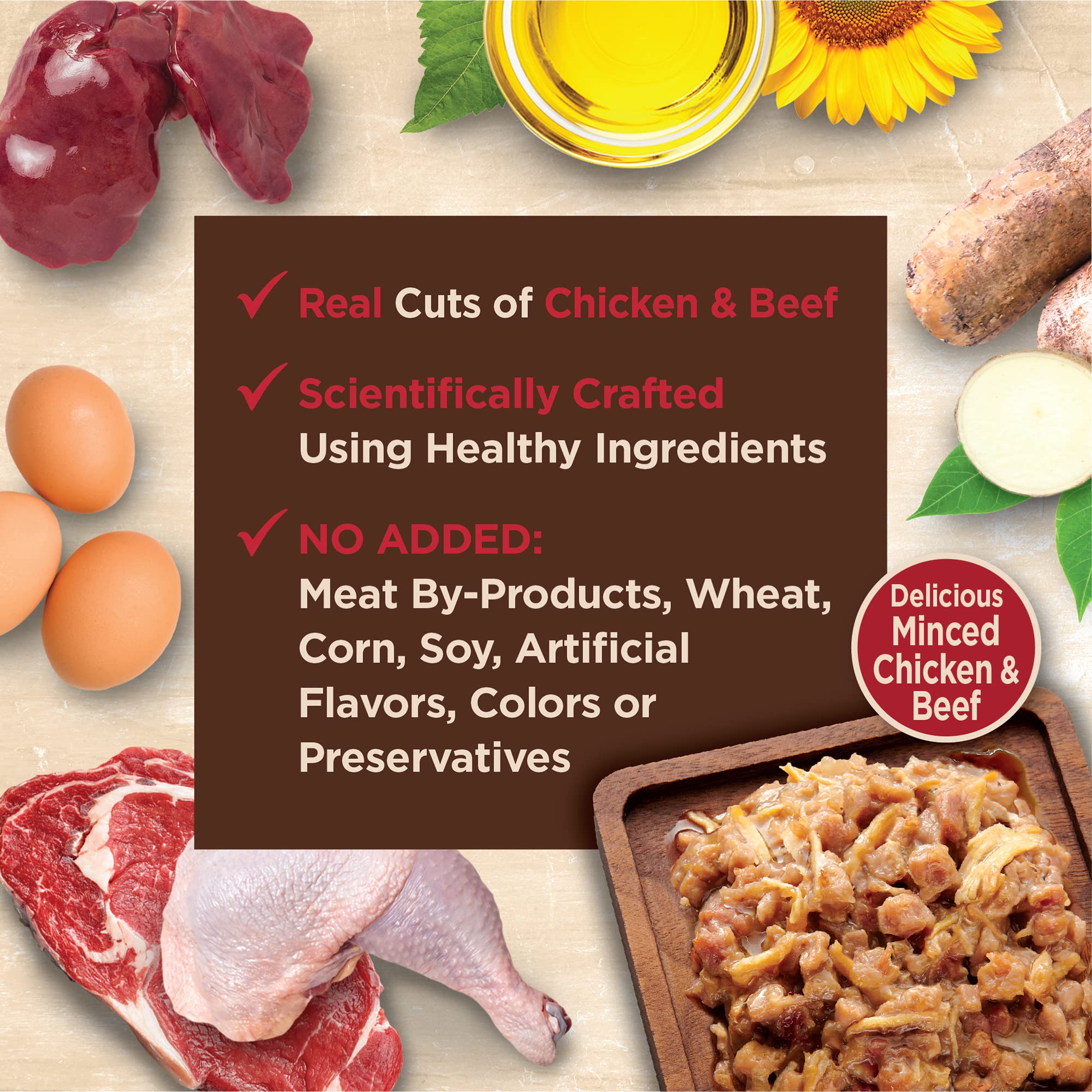 Wellness CORE Tiny Tasters Pate Adult Wet Cat Food, Natural, Protein Rich, Grain Free, Chicken Recipe, 1.75 oz, Pack of 12 Pouches