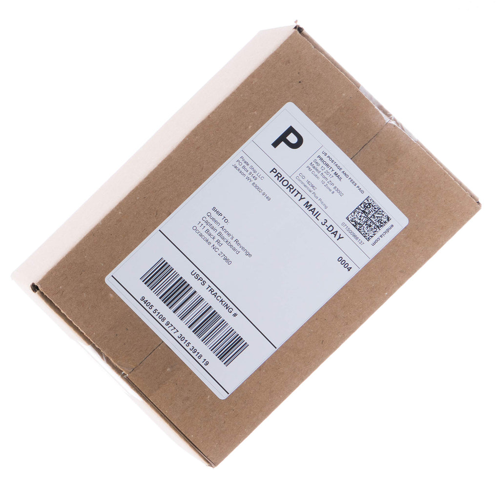 FungLam 2 Rolls 4x6 Direct Thermal Shipping Labels, 250 Labels/Roll, 1'' Core, Compatible Zebra 2844 ZP-450 ZP-500 ZP-505