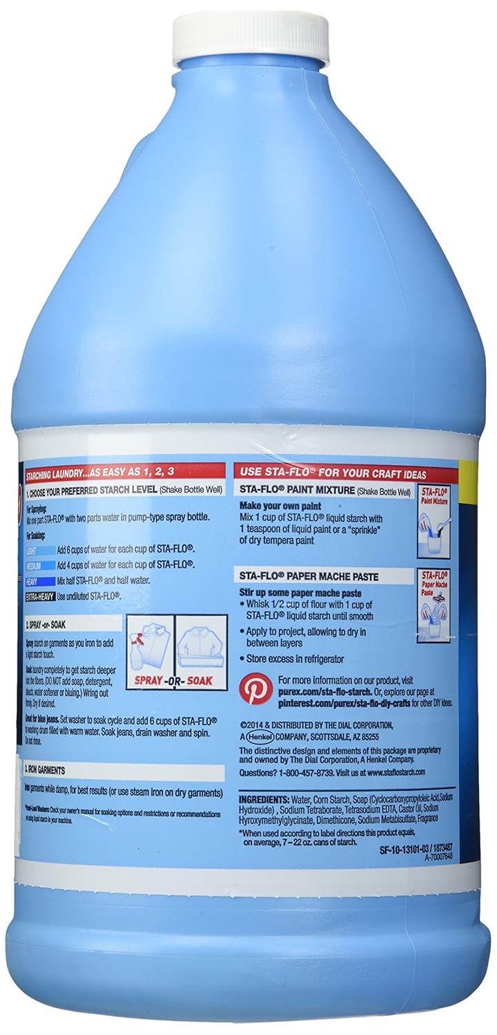 Purex Sta-Flo Liquid Starch, 64 Ounce