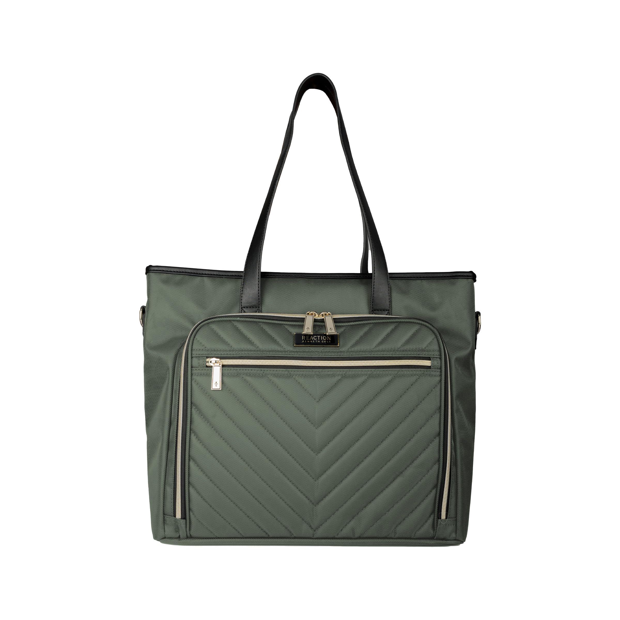 Kenneth Cole REACTION Chelsea Quilted Chevron 15" Laptop & Tablet Business Tote with Removable Shoulder Strap