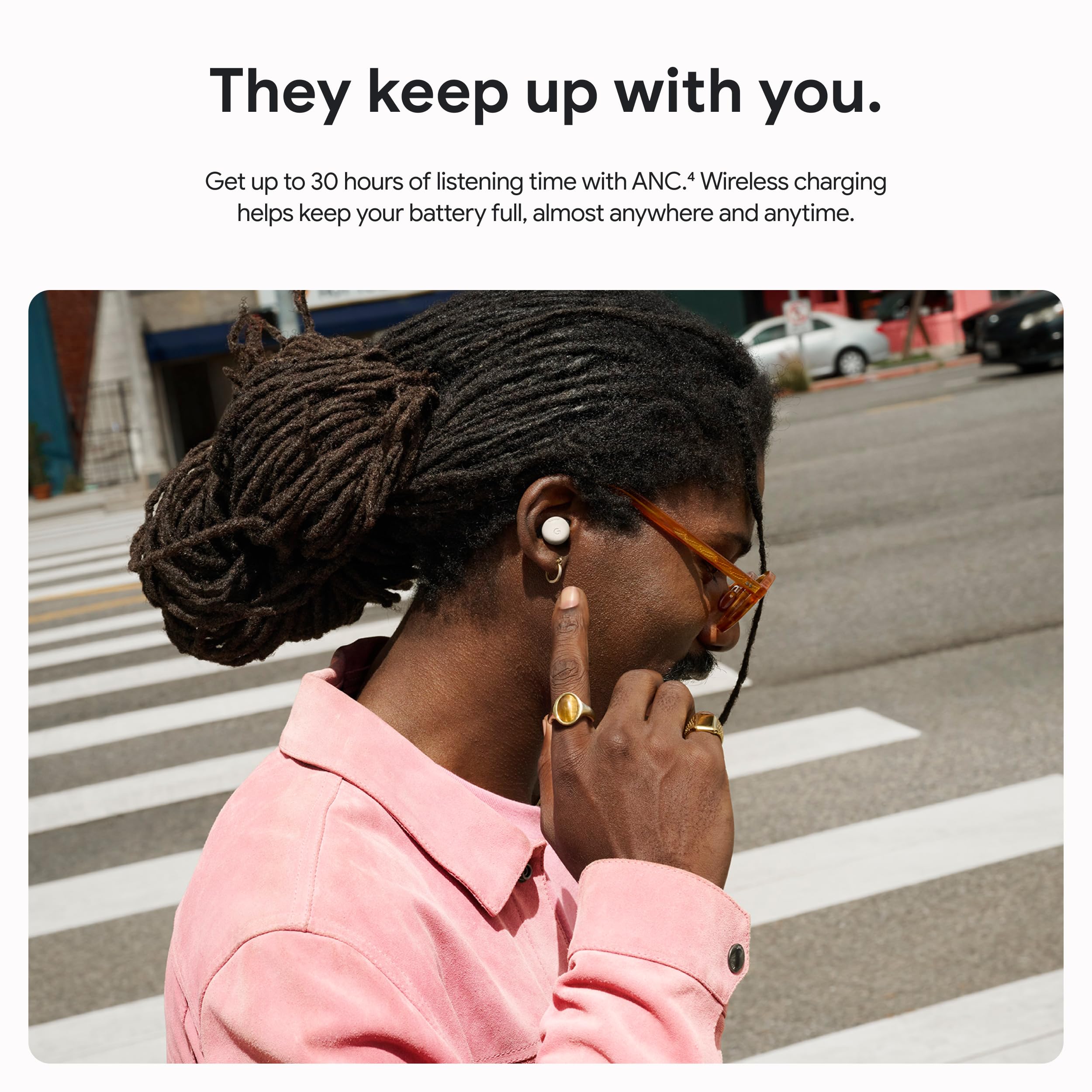 Google Pixel Buds Pro 2 - Wireless Bluetooth Earbuds with Pro-Level Active Noise Cancellation - Built for Gemini, Your Google AI Assistant - Hazel