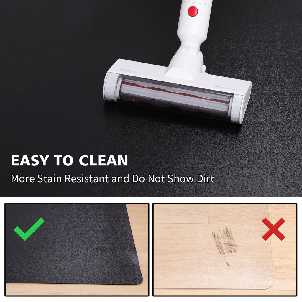 Clear Frosted Floor Mat, PVC Durable Anti-Scratch Floor Mat (24"x 36")