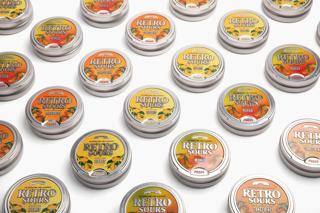 Retro Sours | Hard Tangy Candy | Brought To You By Iconic Candy (1, Red Apple)