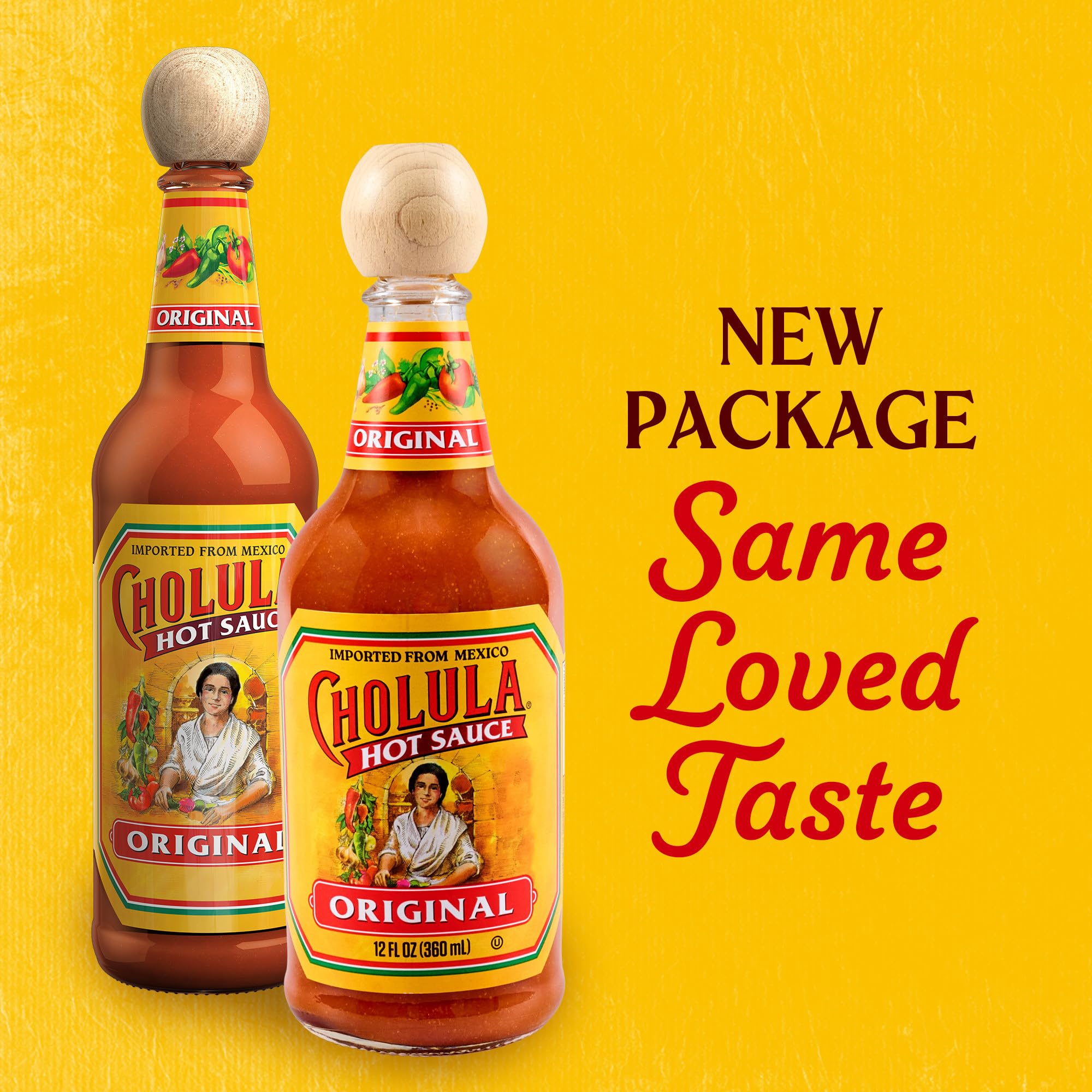 Cholula Original Hot Sauce 5 fl oz Multipack (Great Hot Sauce Lover Gift Set), 6 count