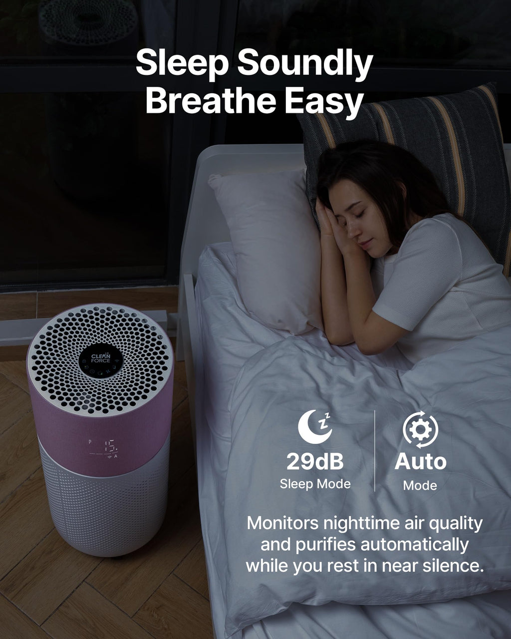 CleanForce Rainbow Cube | World’s First 4-in-1 Space-saving Air Purifier with Bluetooth Speaker, Wireless Charger & Aroma Diffuser | Swiss Tech，over 900ft² Coverage | Ultra-Quiet