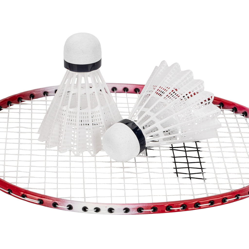 Franklin Sports Badminton Racket + Birdie Set - Replacement Badminton Equipment for Kids + Adults - 2 Player - 4 Player Badminton Racket Sets