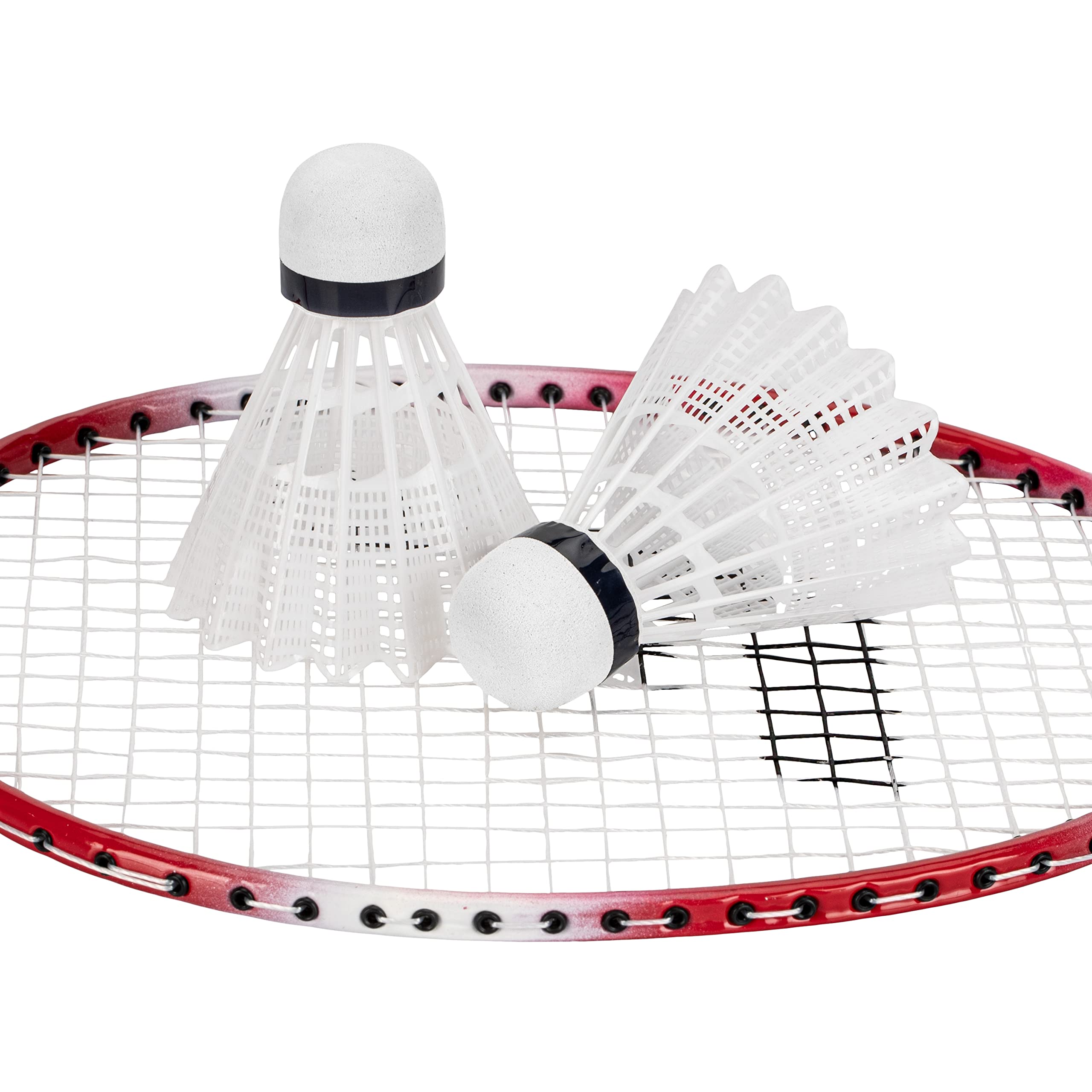 Franklin Sports Badminton Racket + Birdie Set - Replacement Badminton Equipment for Kids + Adults - 2 Player - 4 Player Badminton Racket Sets