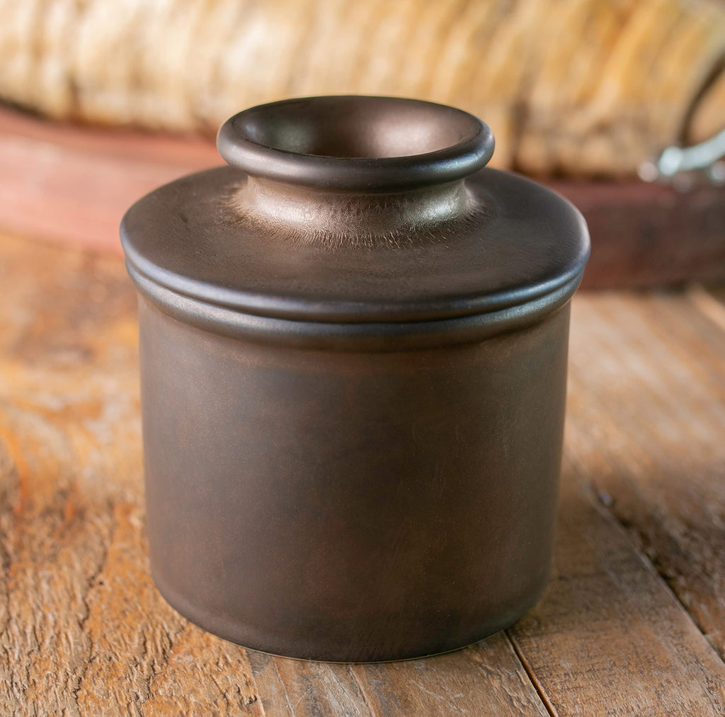Butter Bell - The Original Butter Bell Crock by L. Tremain, a Countertop French Ceramic Butter Dish Keeper for Spreadable Butter, French Ceramic Butter Dish Keeper, Specialty (Ivory Matte)