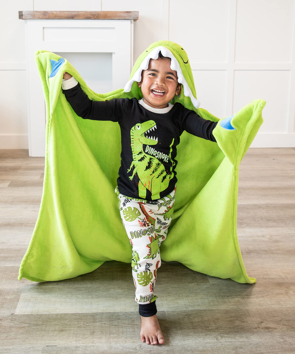 Lazy One Wearable Hooded Blanket for Kids, Animal Hooded Blanket (Bigfoot)