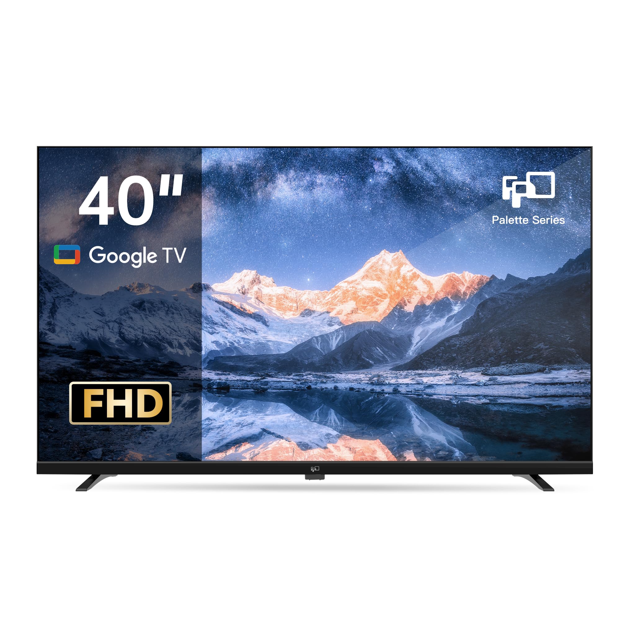 FPD 40 Inch Smart TV Tizen OS, 1080p Full HD Compatible with Samsung TV Plus, Dolby Audio, HDR 10, Gaming Hub, SmartThings, Built-in Miracast, Voice Control Flat Screen Television (AT40-P1)