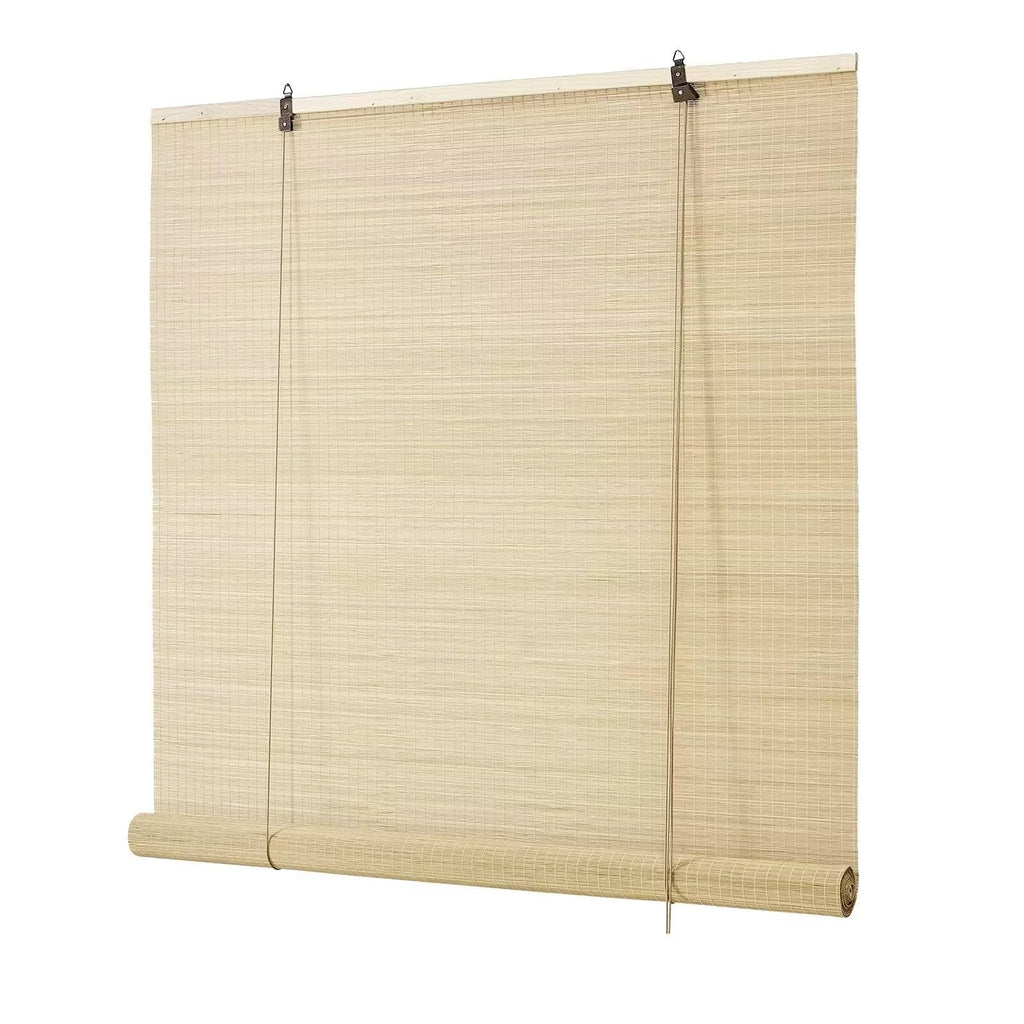 Bamboo Blinds for Interior Windows, Easy to Install Bamboo Shades for Indoor Windows, Custom Roller Shades for Indoor Window and Outdoor Patio, 23" W x 48" H