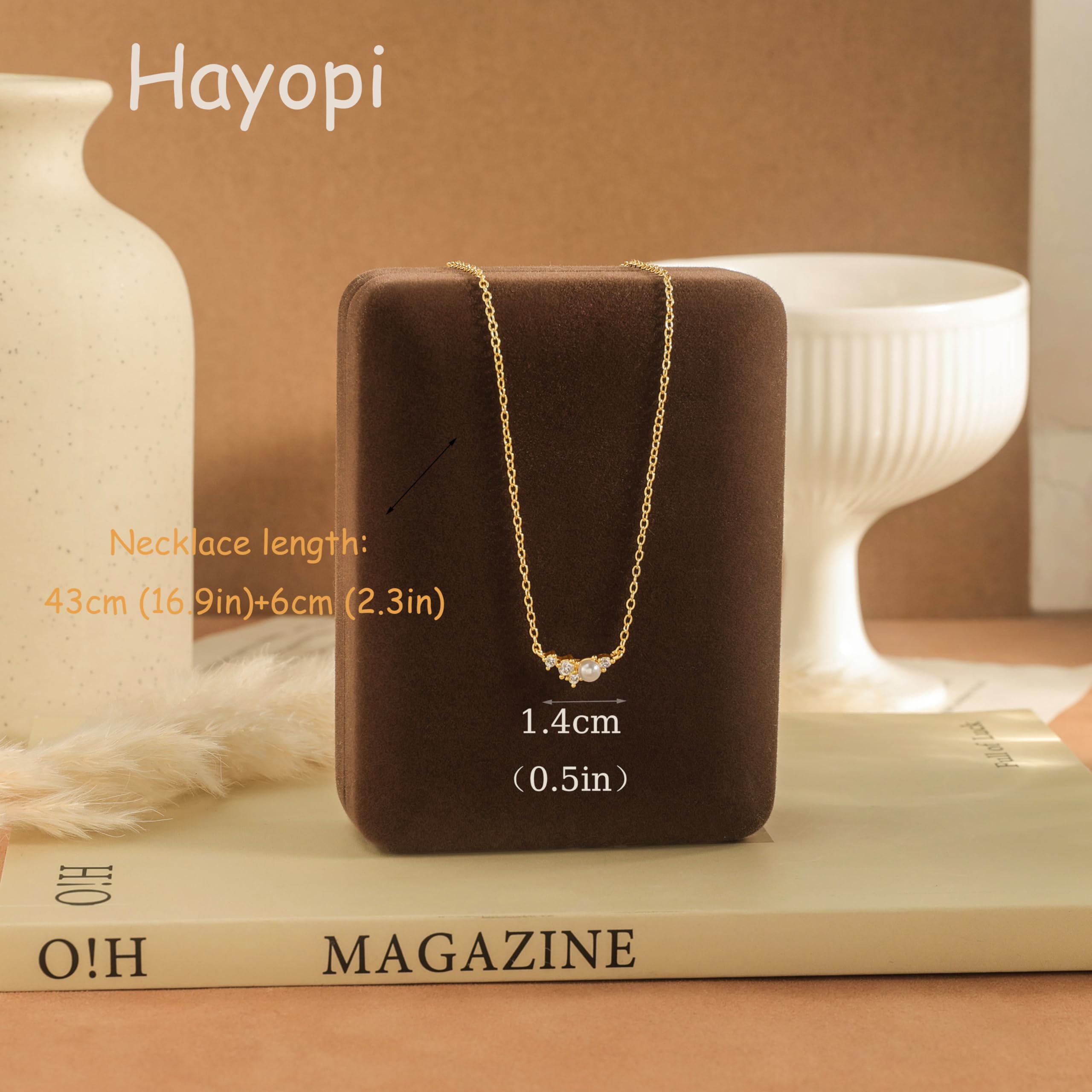 Pearl Necklace for Women Trendy,14k Gold Plated Necklace Dainty Wedding Necklace Small Cute Choker Necklace Gold Prom Drop Necklace Vintage Waterproof Jewelry for Women Prom Jewelry Fashion Gifts